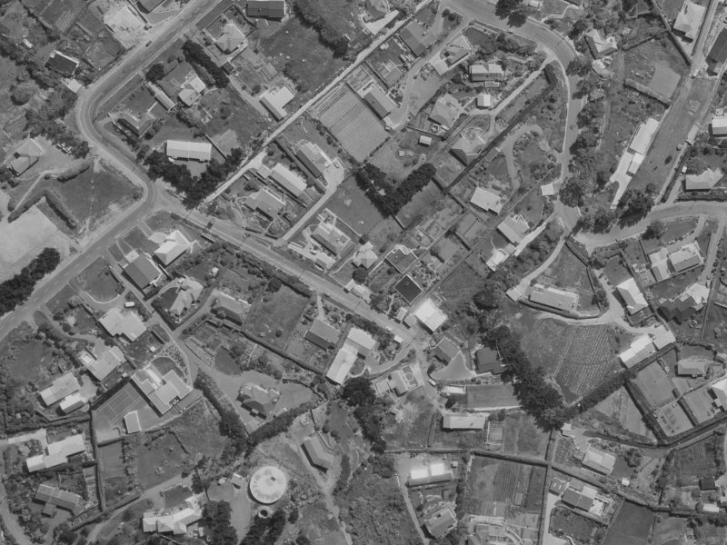 Muritai Terrace from the air, 1970-1974