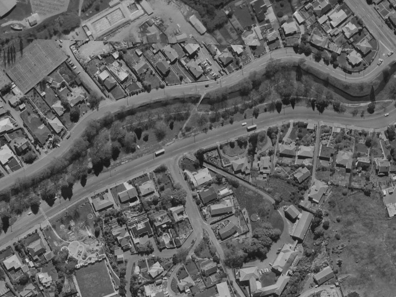 63-65 Cashmere Road from the air, 1970-1974