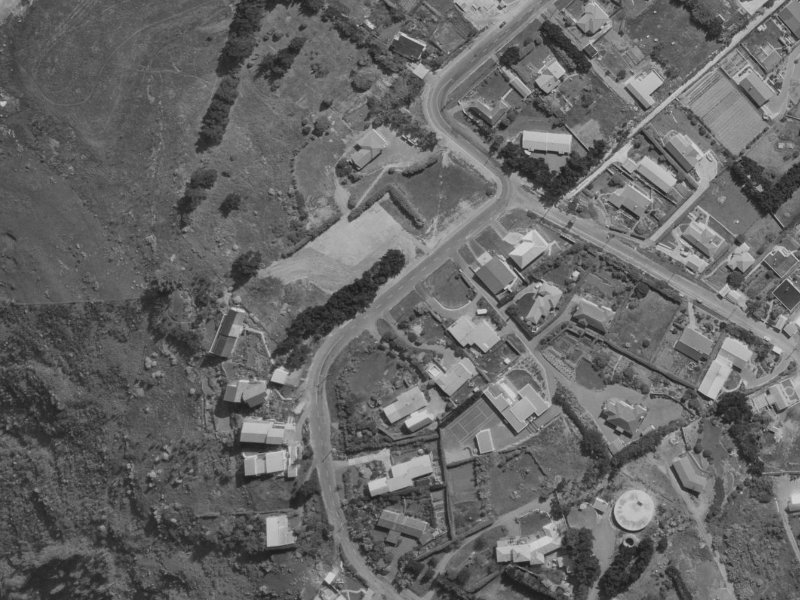 181 Major Hornbrook Road from the air, 1970-1974