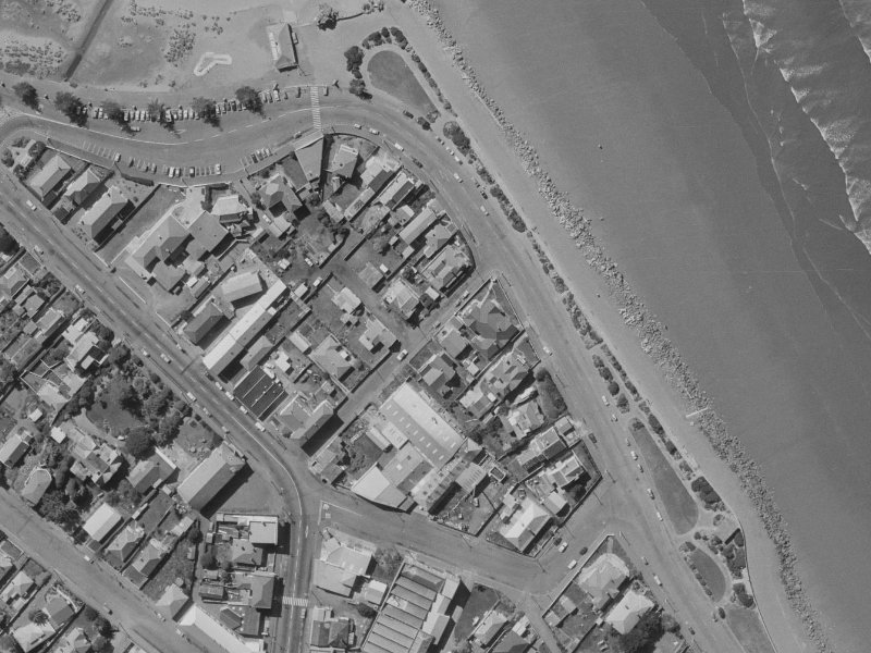 3 Burgess Street from the air, 1970-1974