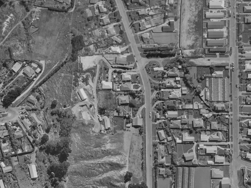 62 Albert Terrace from the air, 1970-1974