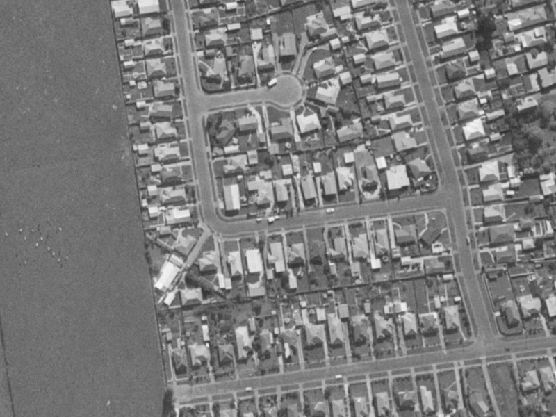 23 Rollesby Street from the air, 1970-1974
