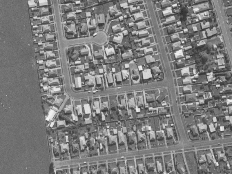 27 Rollesby Street from the air, 1970-1974