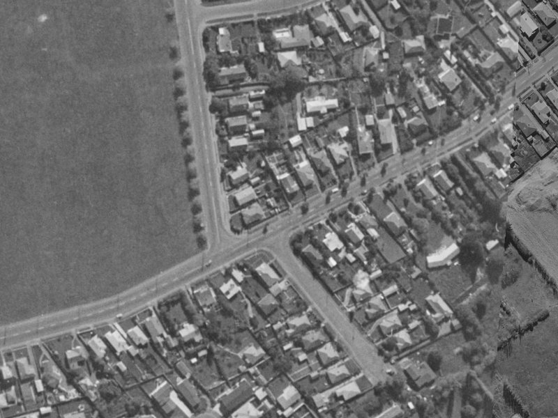 58 Rose Street from the air, 1970-1974