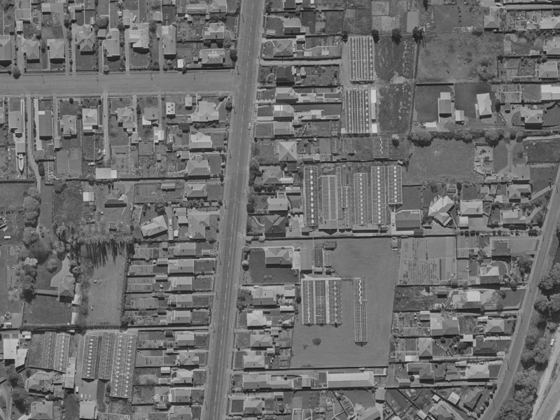 Piper Lane from the air, 1970-1974