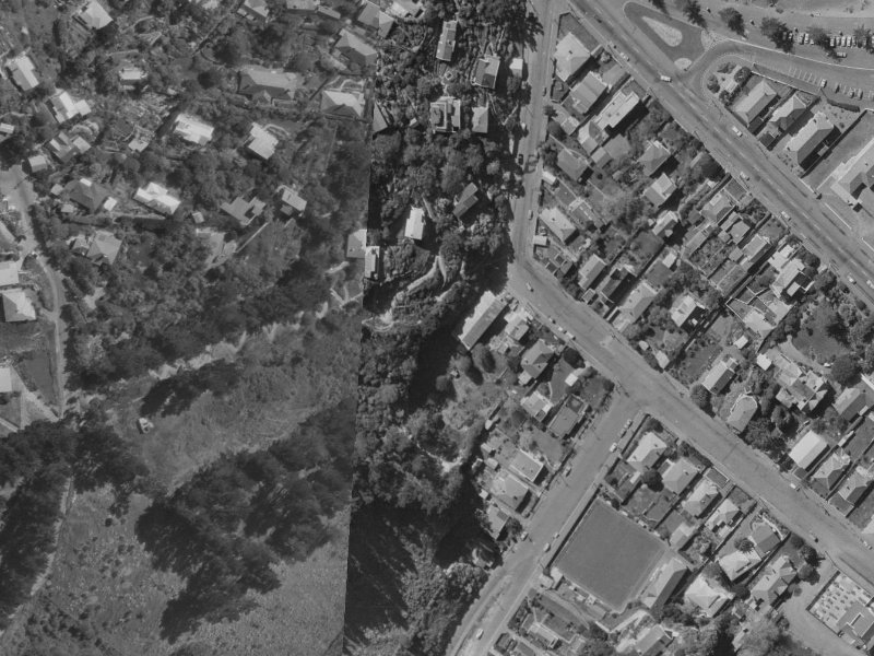 2E Nayland Street from the air, 1970-1974