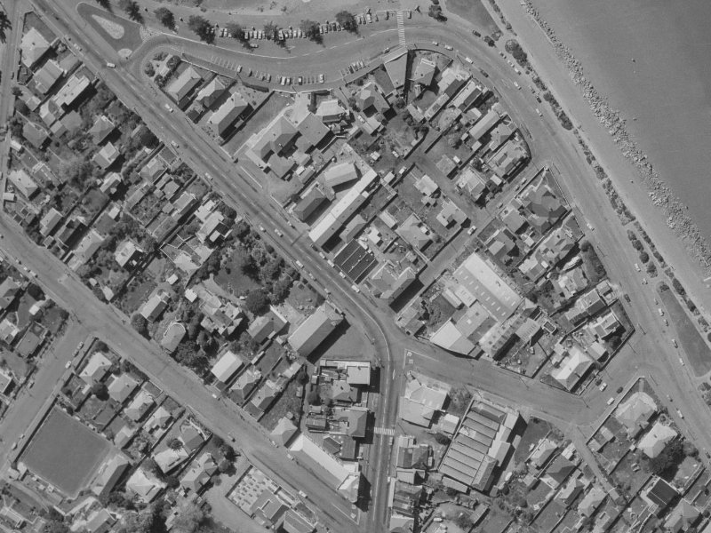 Marriner Street from the air, 1970-1974