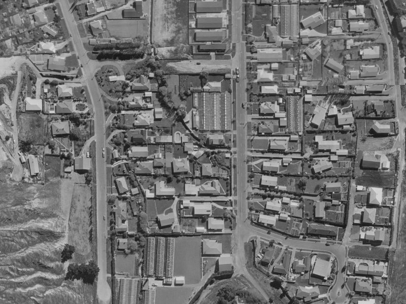 42 Hillsborough Terrace from the air, 1970-1974