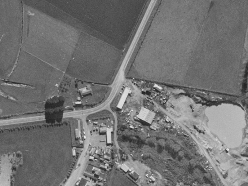353 Westlake Drive from the air, 1970-1974