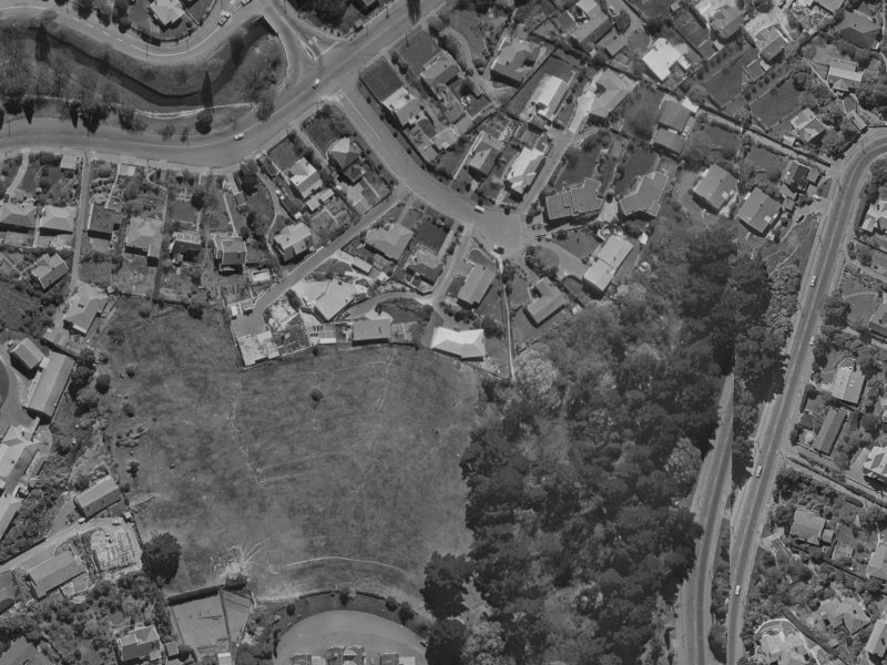 10 Purau Terrace from the air, 1970-1974