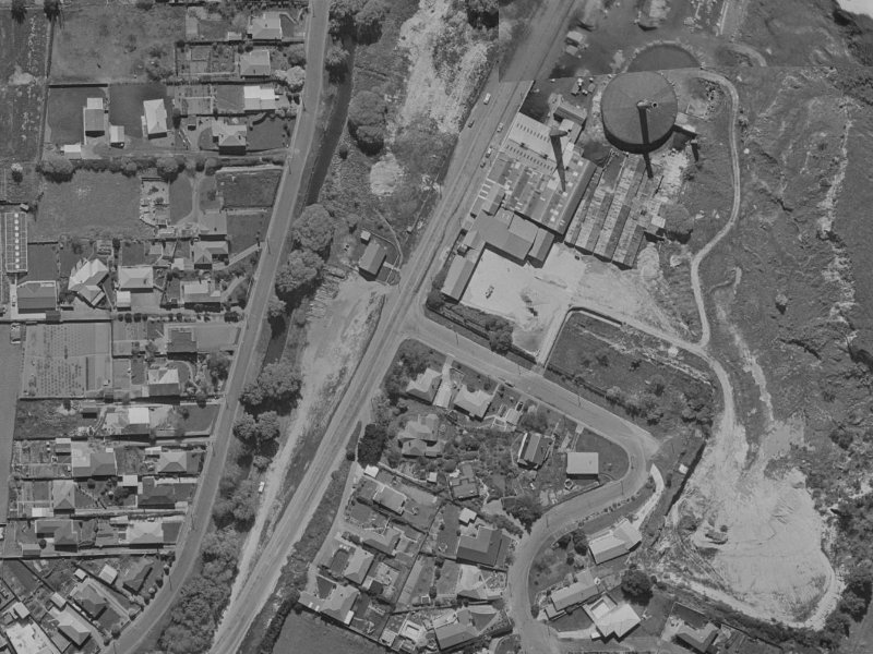 2A Whaka Terrace from the air, 1970-1974