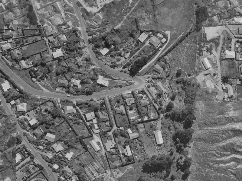 50 Aotea Terrace from the air, 1970-1974