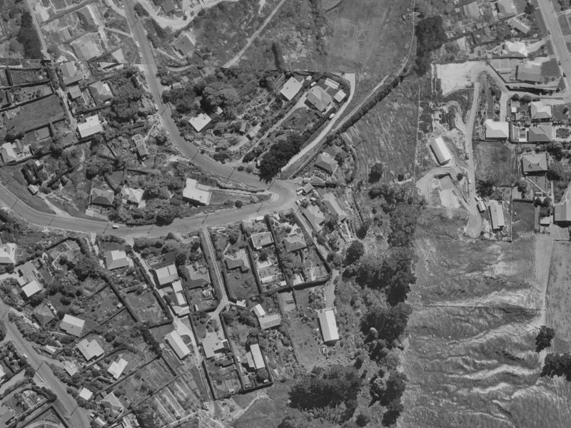 55 Aotea Terrace from the air, 1970-1974