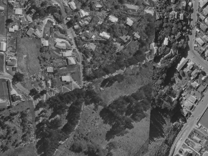 1 Spinnaker Lane from the air, 1970-1974
