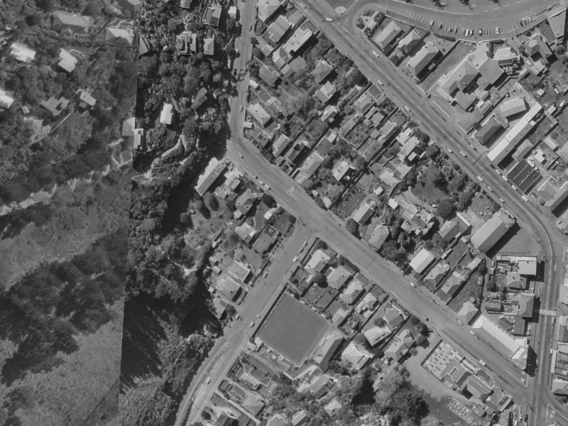 8a Nayland Street from the air, 1970-1974