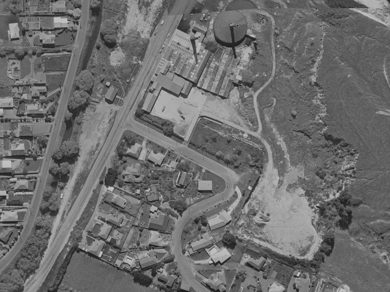 5 Whaka Terrace from the air, 1970-1974