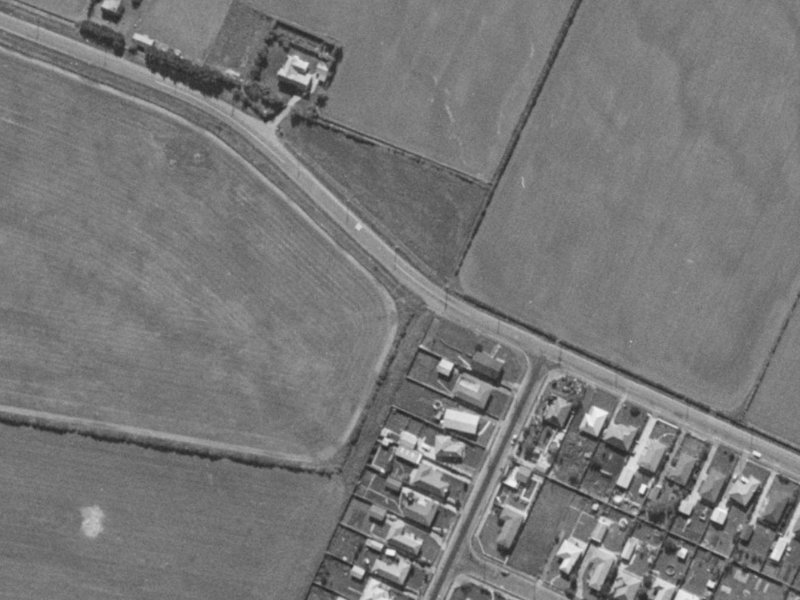 85 Dunbars Road from the air, 1970-1974