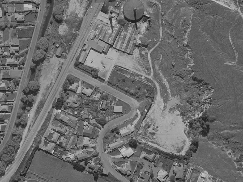 6-8 Whaka Terrace from the air, 1970-1974