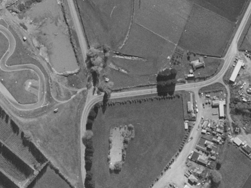 373 Wigram Road from the air, 1970-1974
