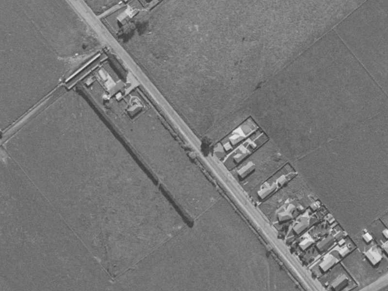 164 Hendersons Road from the air, 1970-1974