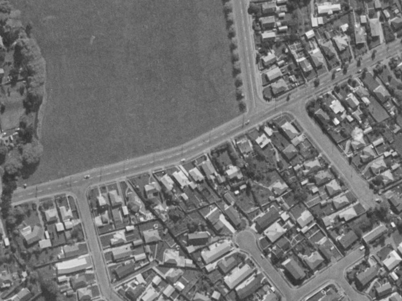 40 Rose Street from the air, 1970-1974