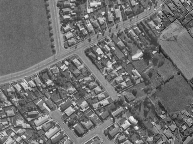 1 Marley View Street from the air, 1970-1974