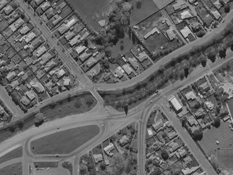 121 Ashgrove Terrace from the air, 1970-1974
