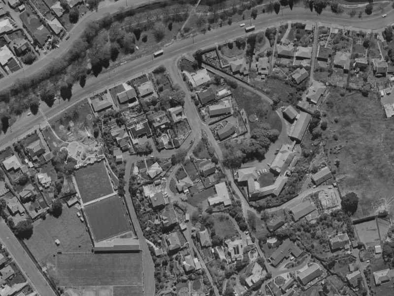 6 Crichton Terrace from the air, 1970-1974