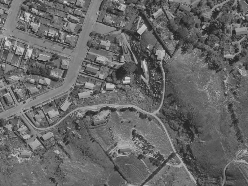 47 Cliff Street from the air, 1970-1974