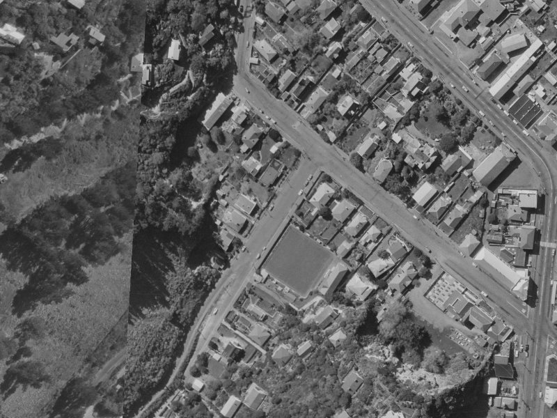 3B Richmond Hill Road from the air, 1970-1974