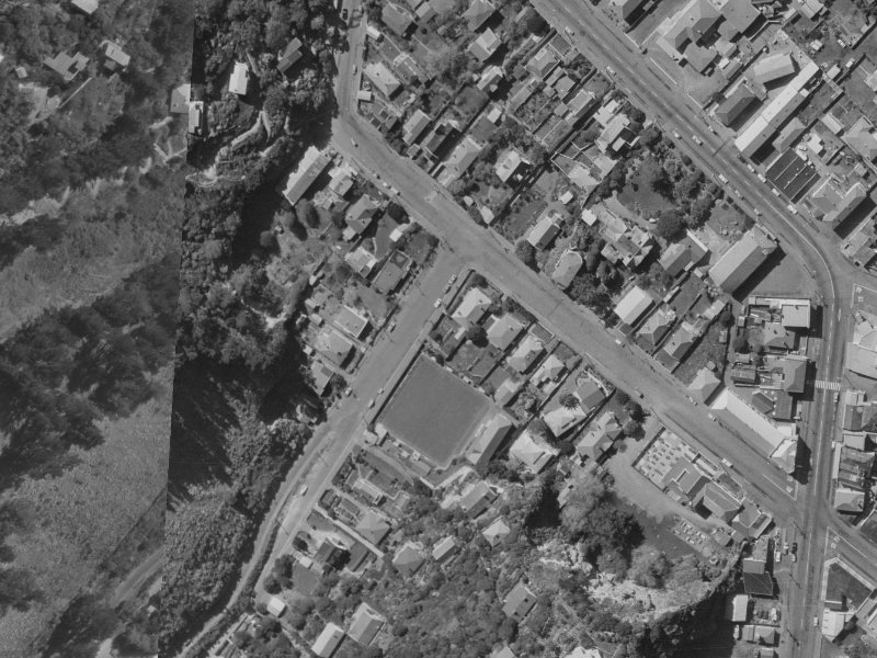 2 Richmond Hill Road from the air, 1970-1974