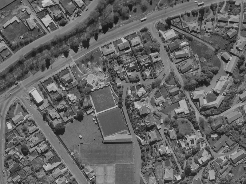 10 Crichton Terrace from the air, 1970-1974