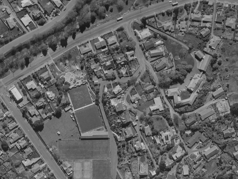 11A Crichton Terrace from the air, 1970-1974