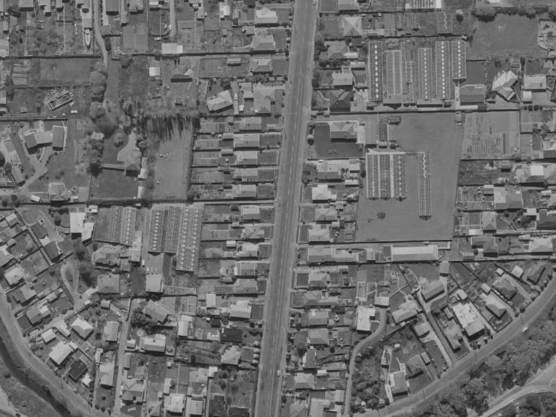 27 Birdwood Avenue from the air, 1970-1974