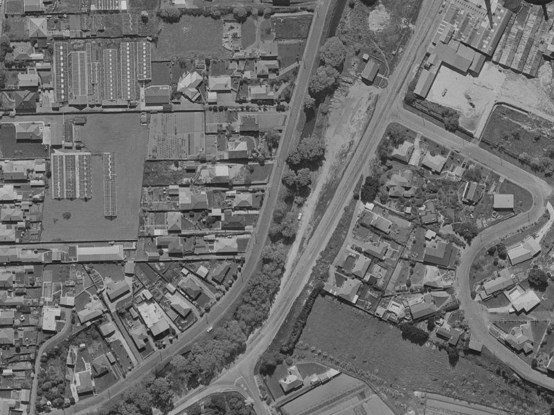 63 Eastern Terrace from the air, 1970-1974