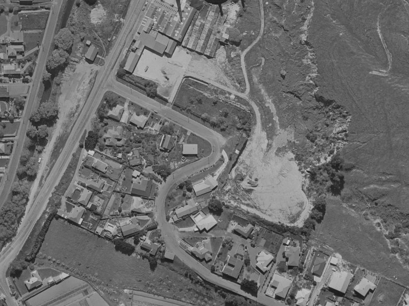 8 Whaka Terrace from the air, 1970-1974