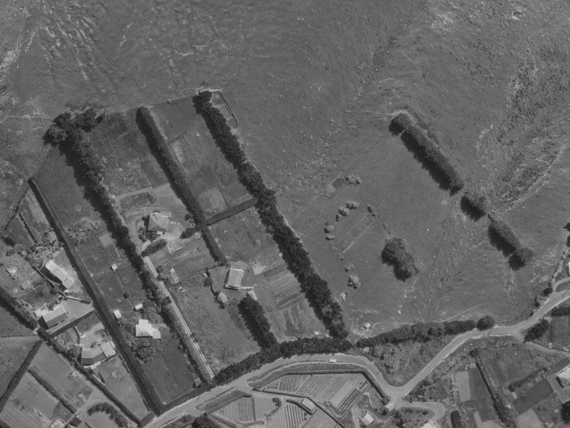 154 Glenstrae Road from the air, 1970-1974