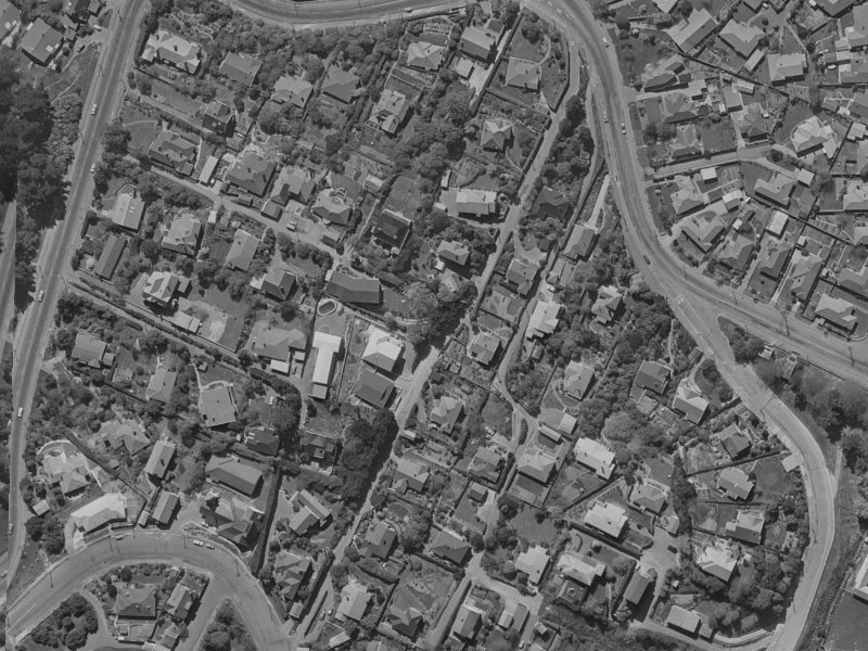 5 Merlewood Avenue from the air, 1970-1974