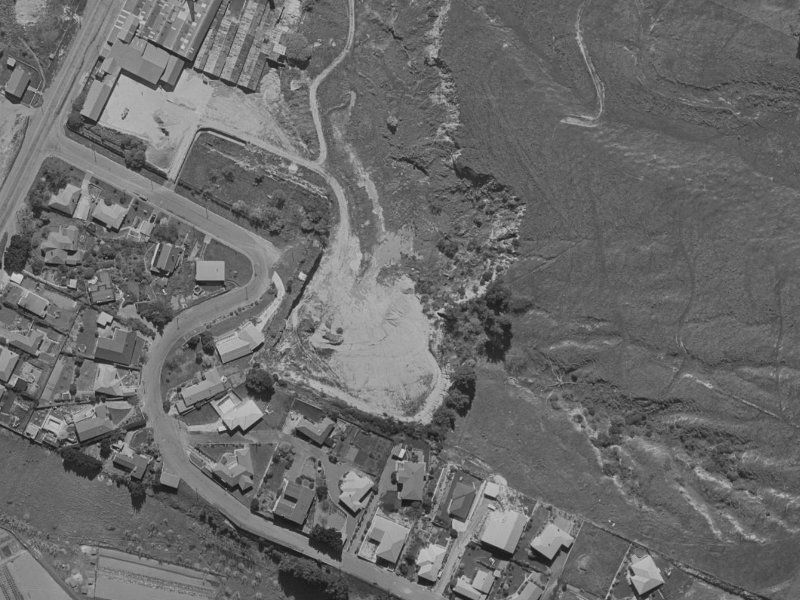 9 Sunhaven Place from the air, 1970-1974