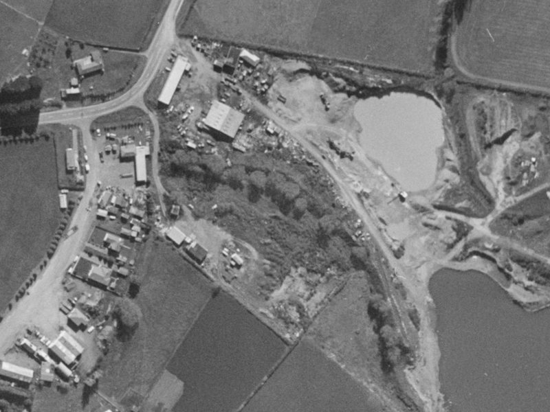 45 Marquess Avenue from the air, 1970-1974