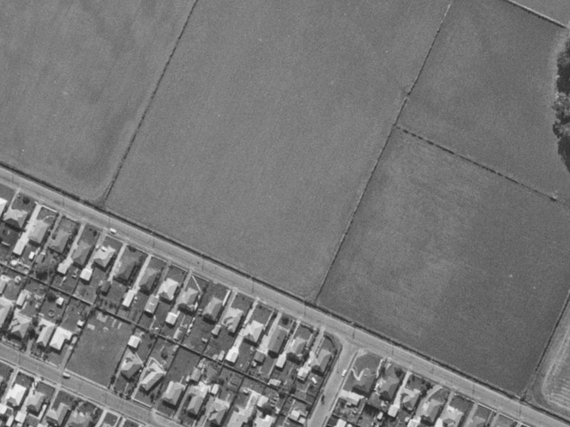 47 Eaglesome Avenue from the air, 1970-1974