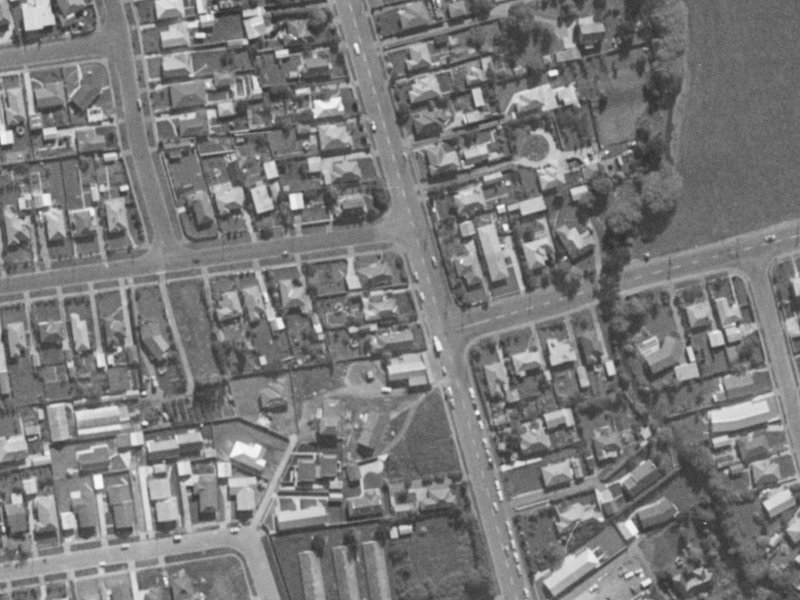 258 Hoon Hay Road from the air, 1970-1974