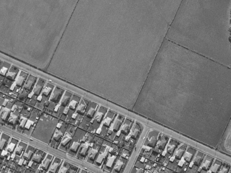 45 Eaglesome Avenue from the air, 1970-1974