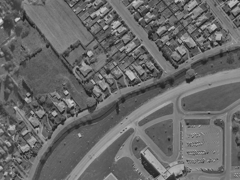 91 Ashgrove Terrace from the air, 1970-1974