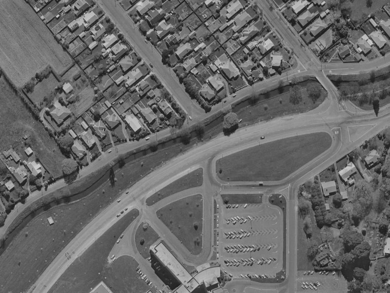 95 Cashmere Road from the air, 1970-1974