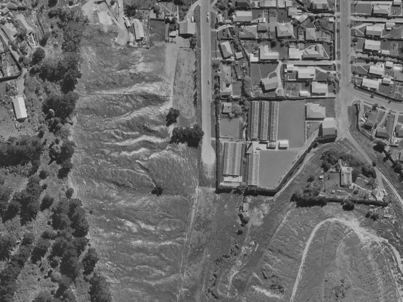 69 Albert Terrace from the air, 1970-1974