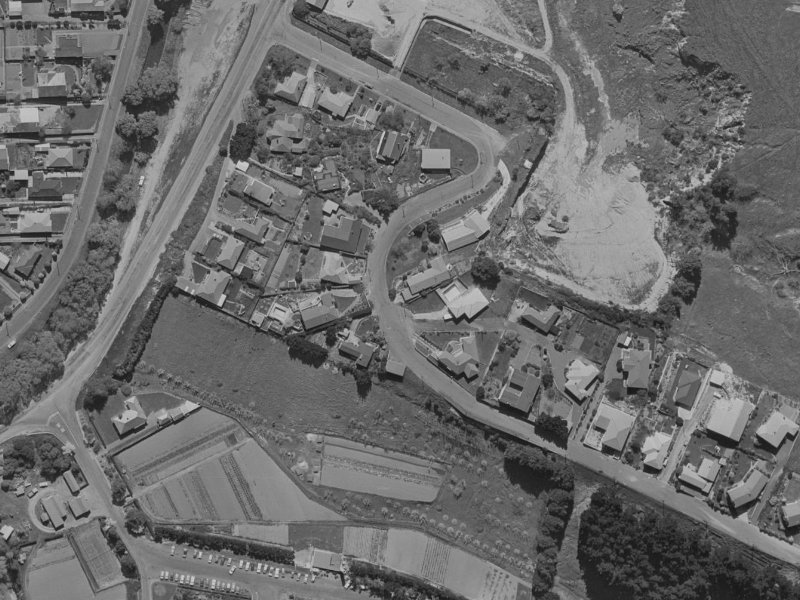 13 Whaka Terrace from the air, 1970-1974