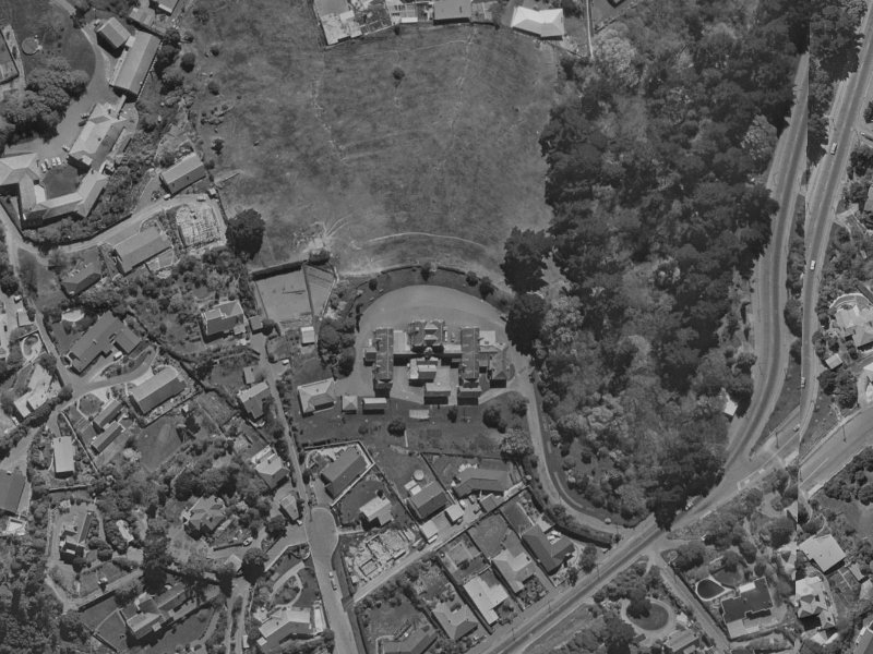 5 Overdale Drive from the air, 1970-1974