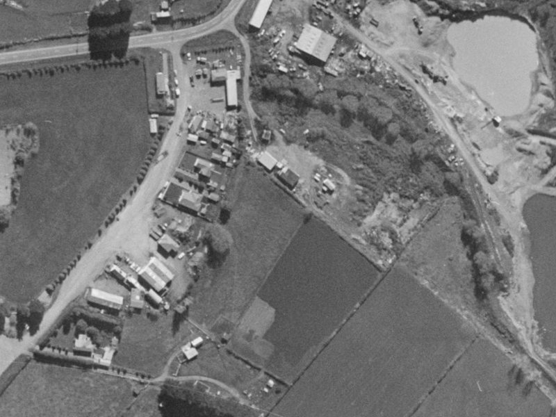 29 Marquess Avenue from the air, 1970-1974