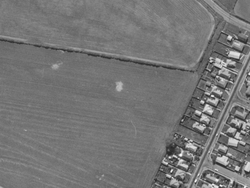 46 Lancewood Drive from the air, 1970-1974
